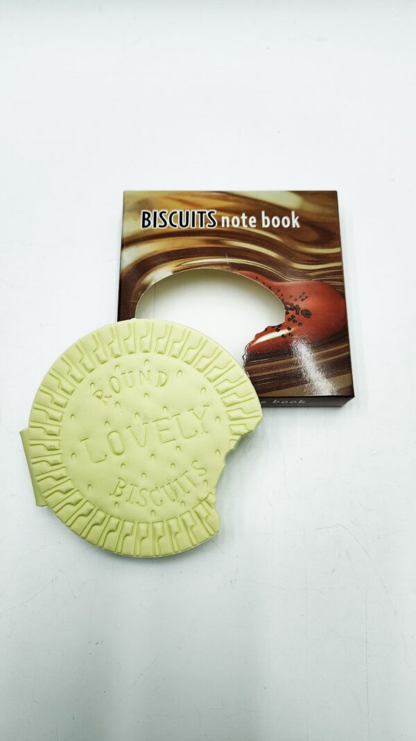 Блокнот Печенька 10см 80л арт.tr272 biscuits note book бежевый