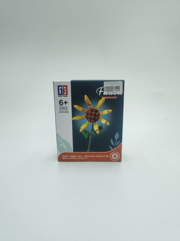 Конструктор Great Friend Flowers арт.123-687 Sunflower 57шт