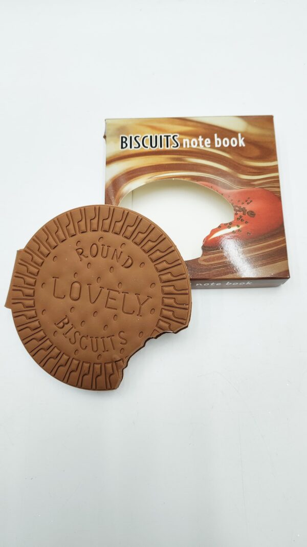 Блокнот Печенька 10см 80л арт.tr271 biscuits note book коричневый