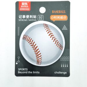 Стикеры канцелярские Zuixua Мяч 60л 7*7см арт.zx93322 baseball