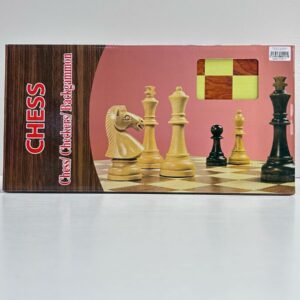 Шахматы 3в1 деревянные 39,5*39,5 арт.tr149