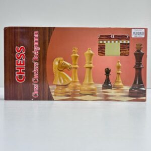 Шахматы 3в1 деревянные 34*34см арт.tr150