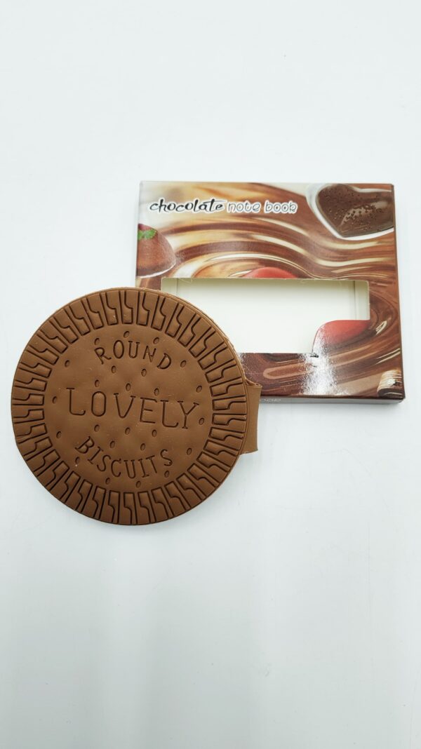 Блокнот Печенька 9см 80л арт.tr267 chocolate note book коричневый
