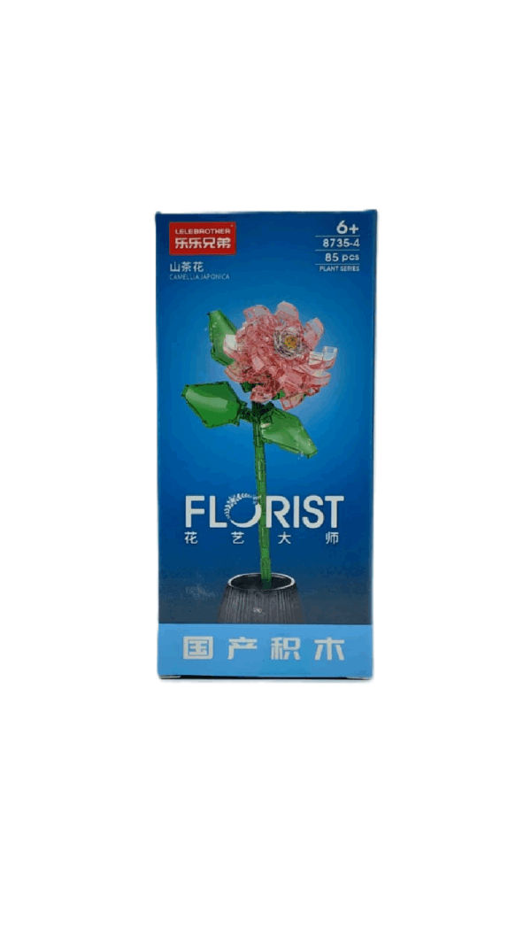 Конструктор Florist арт.8735-4 Camellia Japonica 85деталей