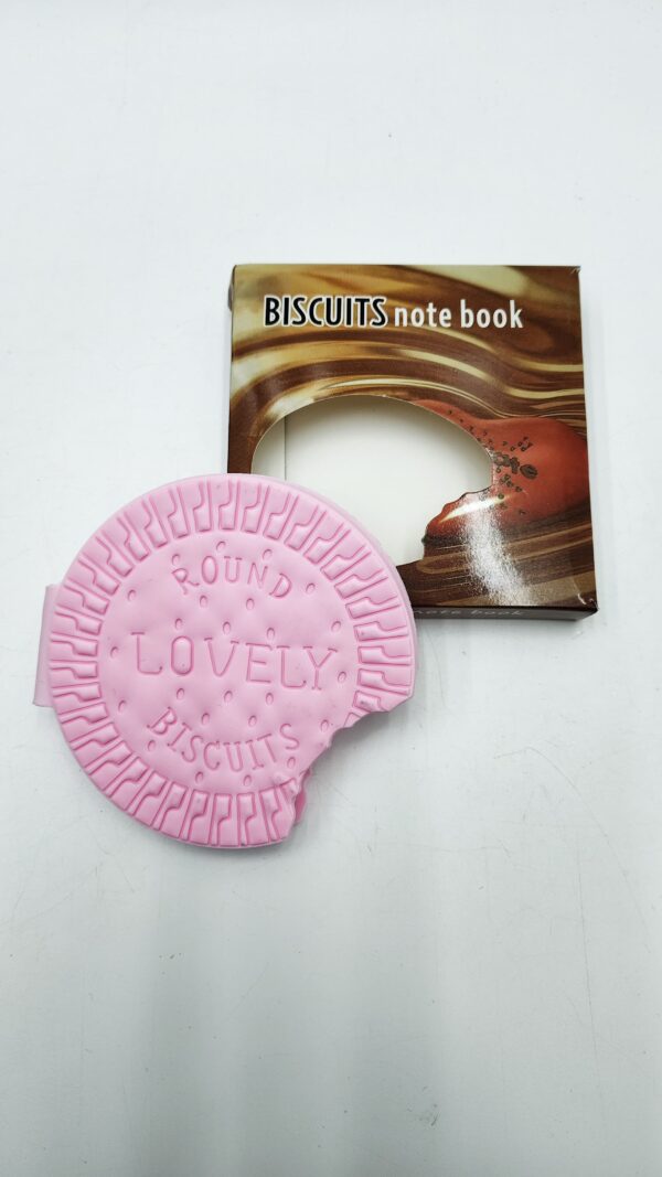 Блокнот Печенька 10см 80л арт.tr273 biscuits note book розовый