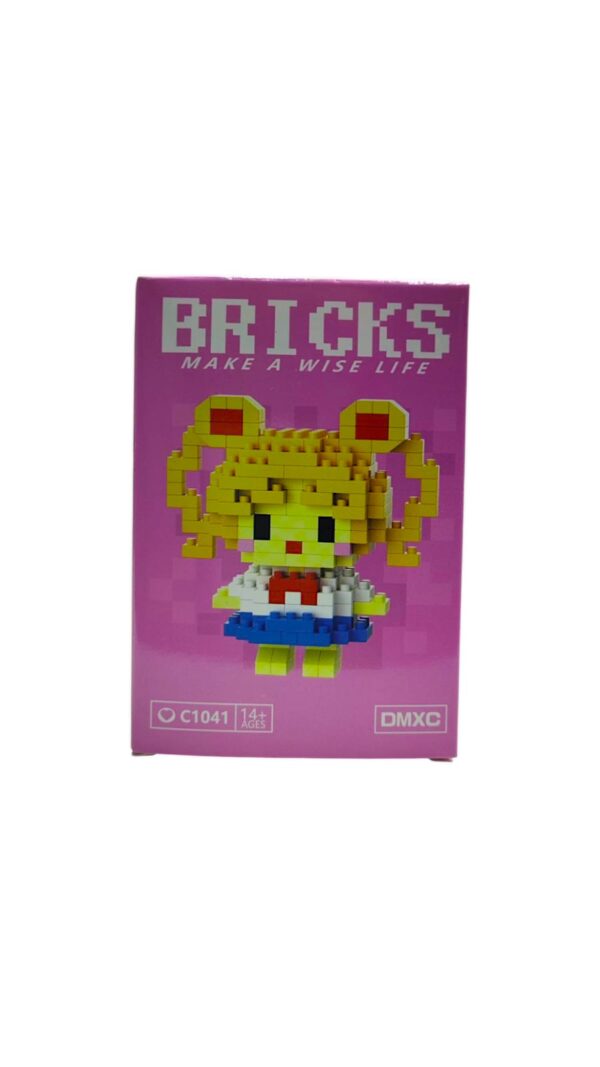 Конструктор Bricks арт.c1041 девочка в бело-синем платье