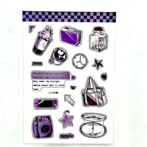 Наклейки Эстетика на листе А6 арт.tr399