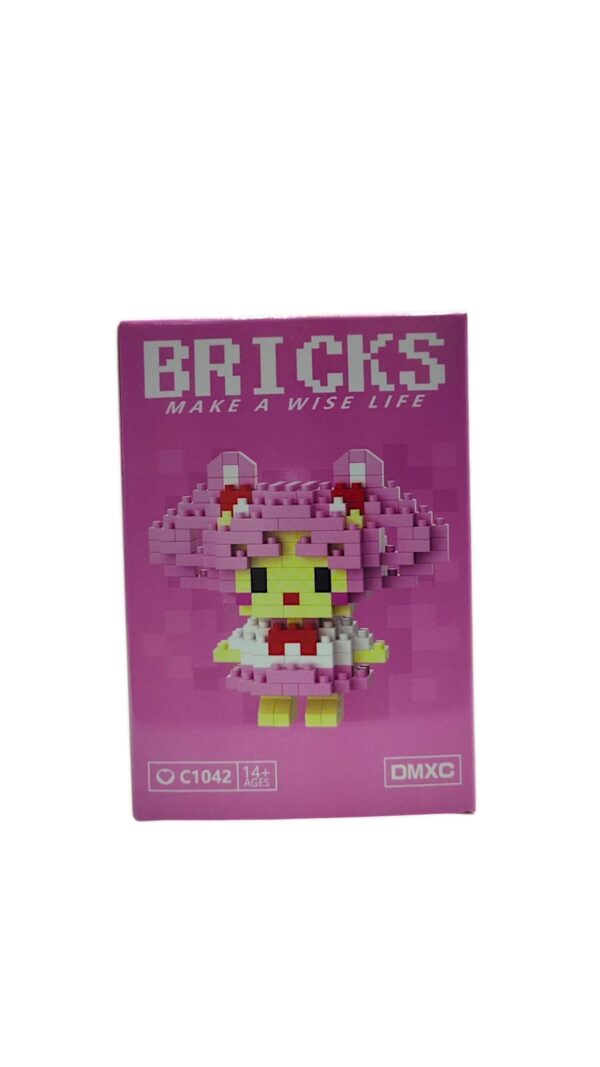 Конструктор Bricks арт.c1042 девочка в розово-белом платье