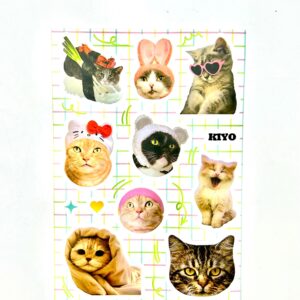 Наклейки Котики на листе А6 арт.tr401