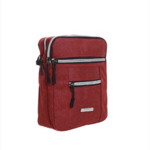 Мужская барсетка Sport красная арт.11325-04#