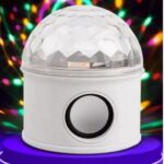 Проектор led диско шар с блютузом белый арт.AC100-240