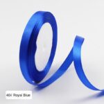 Лента атлас 1см бобина 20ярдов арт.tr872 индиго