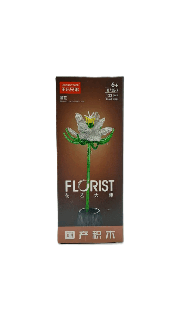 Конструктор Florist арт.8735-7 Epiphyllum Oxypetalum 133деталей