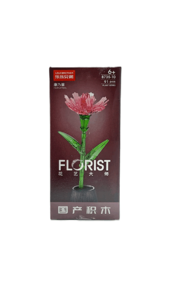 Конструктор Florist арт.8735-10 Carnation 91деталей