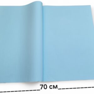 Бумага упаковочная 50*70см арт.tr620 светло-голубая