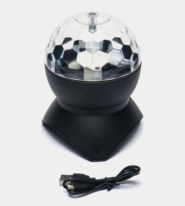 Проектор led диско шар с блютузом черный арт.tr760