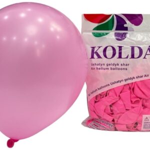 Шары упаковка 100шт однотонные Koldan 12д арт.tr1059 розовые
