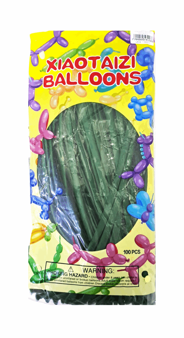 Шары упаковка 100шт ШДМ Xiaotaizi Balloons арт.tr1143 темно-зеленые