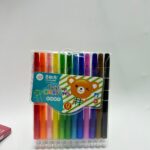 Карандаши восковые Twist-up 12цв арт.LD2001-12