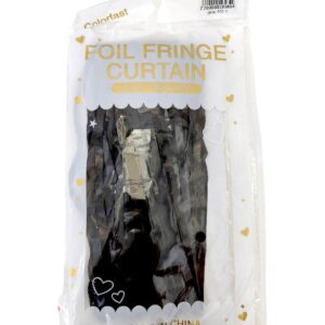 Дождик для фотозоны Foil Fringe Curtain 2м*1м арт.tr1190 черный