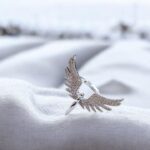 Кольцо крылья ангела серебро арт.tr1429