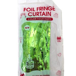Дождик для фотозоны Foil Fringe Curtain 2м*1м арт.tr1384 светло-зеленый