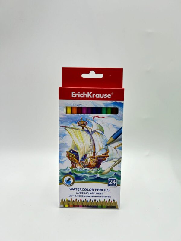 Акварельные цветные карандаши ErichKrause 24цв арт.50534
