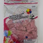 Шары упаковка 50шт Хром однотонные Shuaian Balloons 12д арт.tr1117 темно-розовые