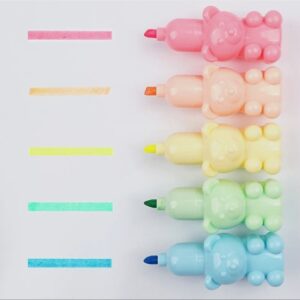 Текстовыделители Мишки 5цв арт.MD-093