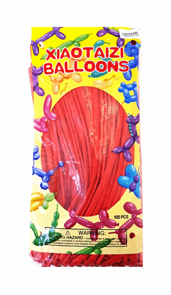 Шары упаковка 100шт ШДМ Xiaotaizi Balloons арт.tr1137 красные