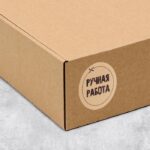 Набор наклеек для бизнеса Ручная работа 4*4см арт.4692574