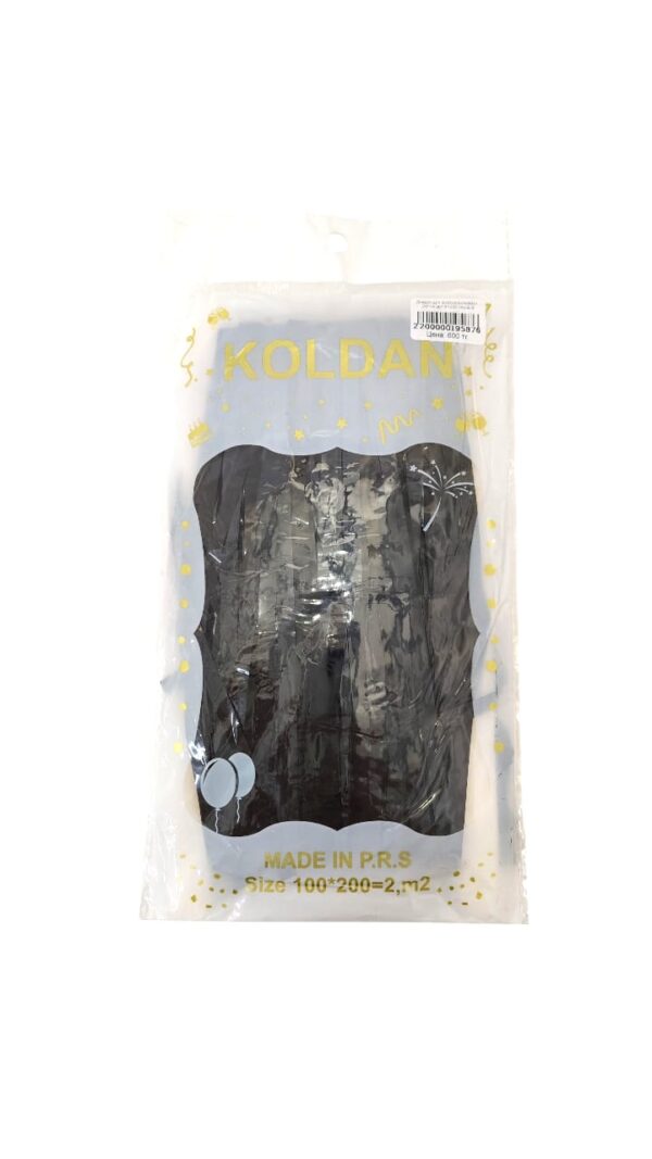 Дождик для фотозоны Koldan 2м*1м арт.tr1232 черный