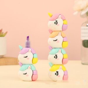 Текстовыделитель Единорог 5цв арт.MD-239