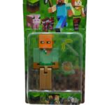 Фигурка Майнкрафт с инструментами арт.tr1405 коричнево-зеленый