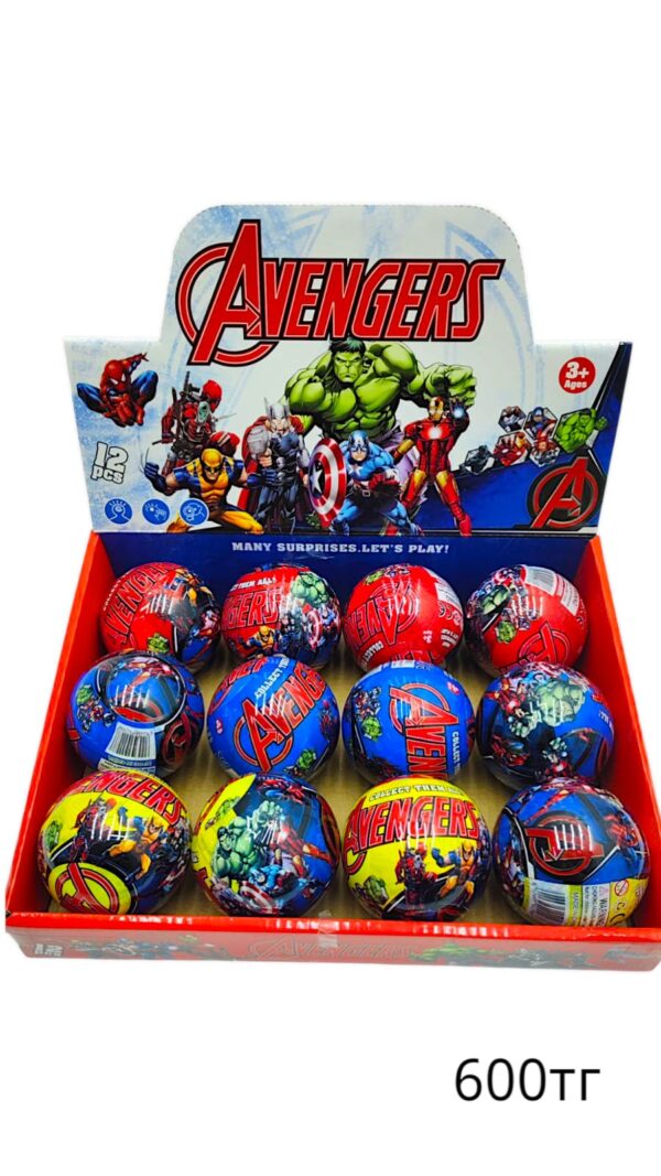 Шар сюрприз Avengers 6см арт.tr1417