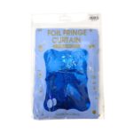 Дождик для фотозоны квадратый Foil Fringe Curtain 2м*1м арт.tr1246 голографический синий