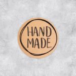Набор наклеек для бизнеса Hand Made 4*4см арт.4692571