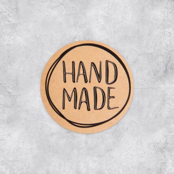 Набор наклеек для бизнеса Hand Made 4*4см арт.4692571