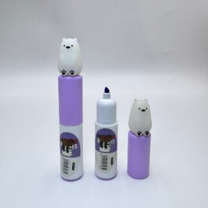 Текстовыделитель Мишка белый арт.tr1619