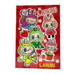 Блокнот А5 Qazaq Бренд Labubu арт.tr1649 с клубникой красный