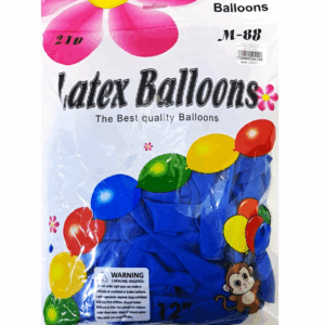 Шары упаковка 100шт однотонные Latex Balloons 12д арт.tr1044 синий