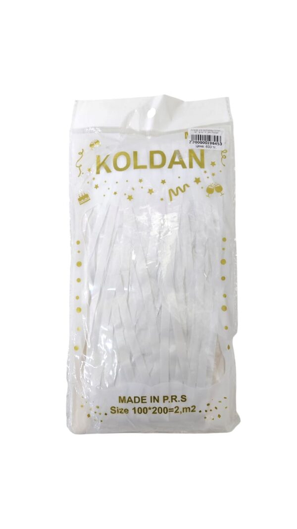 Дождик для фотозоны Koldan 2м*1м арт.tr1242 белый