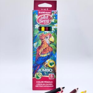 Цветные карандаши ErichKrause Jumbo 6цв арт.32473