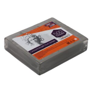 Пластилин скульптурный Calligrata 500гр арт.5427979 серый