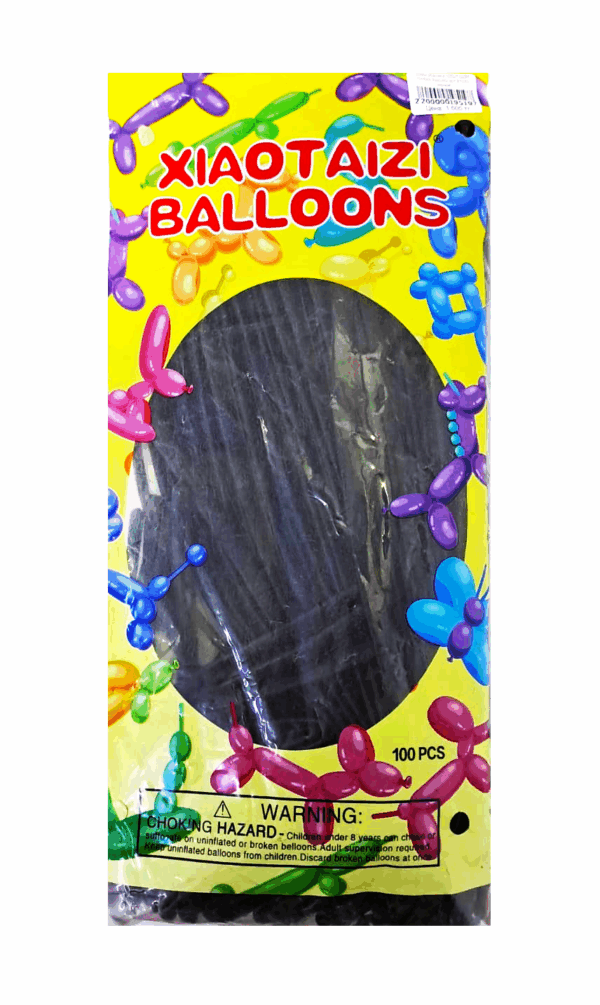 Шары упаковка 100шт ШДМ Xiaotaizi Balloons арт.tr1142 черные