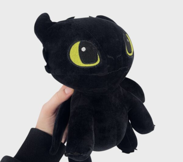 Мягкая игрушка Беззубик 25см арт.m19 черный