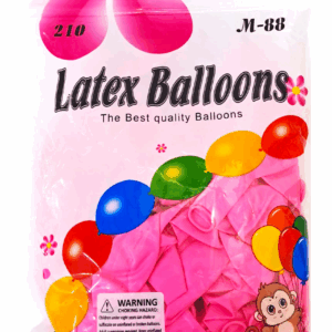 Шары упаковка 100шт однотонные Latex Balloons 12д арт.tr1060 розовые