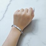 Браслет титан Rolex 6мм арт.tr1910 серебро