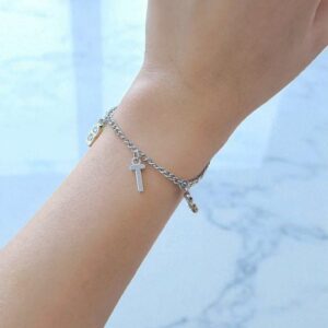 Браслет цепь BTS арт.tr2164 серебро