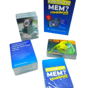 Игра карточная Какой ты мем? семейная версия арт.0163r-8